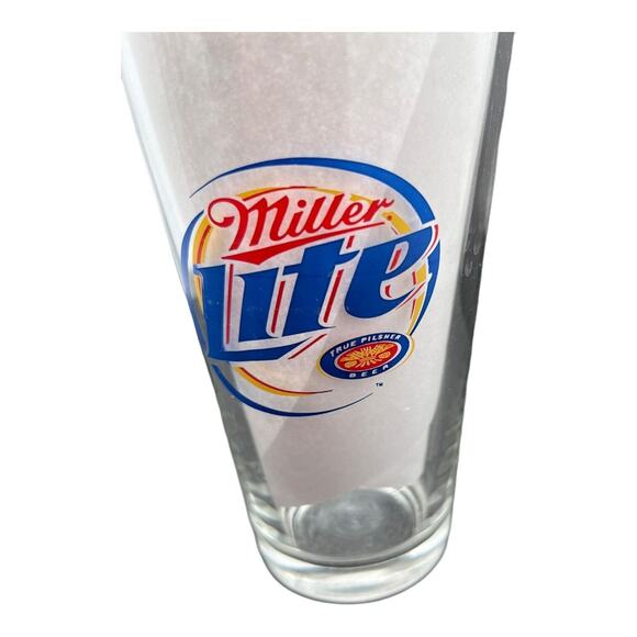 2 Harley Davidson 100th Anniversary Clear Pint Glasses 1993-2003 Miller Lite VTG - Picture 3 of 9